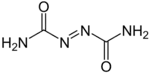 Strukturformel von Azodicarboxamid