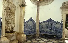 Azulejo im Hotel Convento de São Paulo bei Estremoz in Portugal