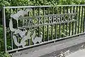Bäckerbrücke (1952), Saseler Damm im Stadtteil Poppenbüttel von Hamburg. Stahl, geschm.