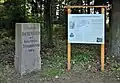 Station der Königlich-Sächsischen Triangulirung samt Informationstafel