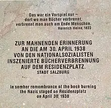 Gedenktafel
