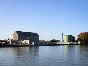 Der Hafen Bückeburg-Berenbusch am Mittellandkanal