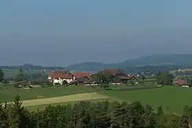 Der Weiler Bühlikofen, gesehen vom Betagtenheim