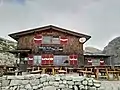 Frontalaufnahme der Büllelejochhütte