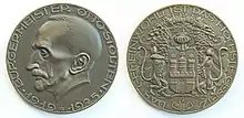 Vorder- und Rückseite der Bürgermeister-Stolten-Medaille