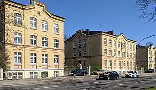 St. Gertrud-Stift(Bürgerweide 41–45)1454 gegründetes Wohnstift, seit 1883/84 am jetzigen Standort und heute im Verbund der Hartwig-Hesse-Stiftung