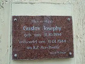 Josephy-GedenktafelAm Markt 6