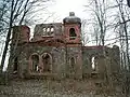 Ruine der Dreifaltigkeitskirche in Bērzaune