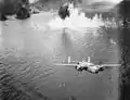 B-25 während des Angriffs auf Rabaul