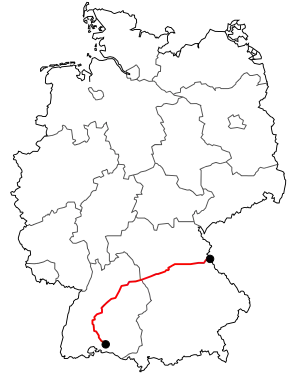 Verlauf der B 14