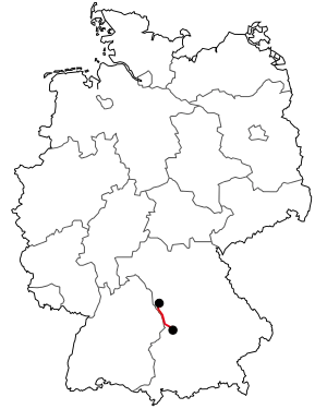 Verlauf der B 25