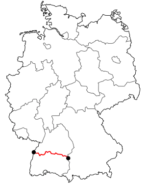 Verlauf der B 28