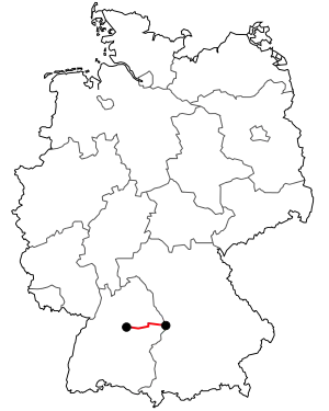 Verlauf der B 29