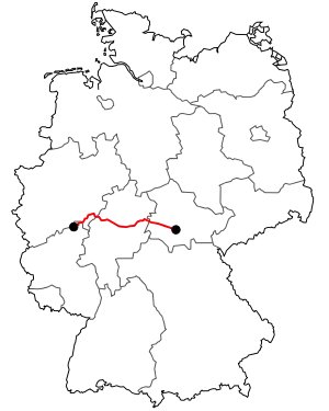 Verlauf der B 62