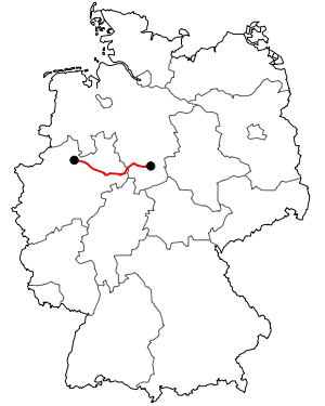 Verlauf der B 64