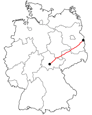 Verlauf der B 87