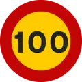 TR-301-100Zul. Höchstgeschwindigkeit 100 km/h