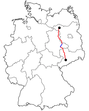 Verlauf der B 107