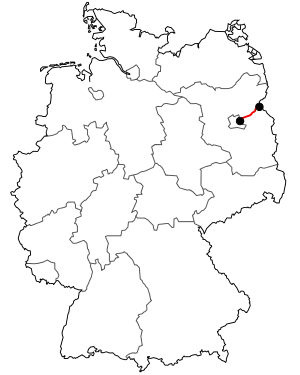 Verlauf der B 158