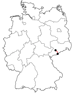 Verlauf der B 174