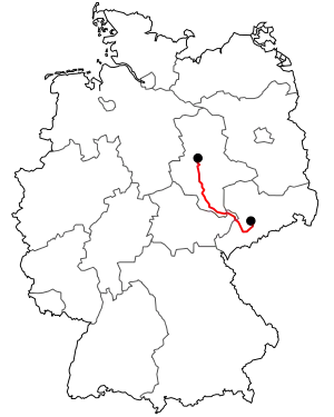 Verlauf der B 180