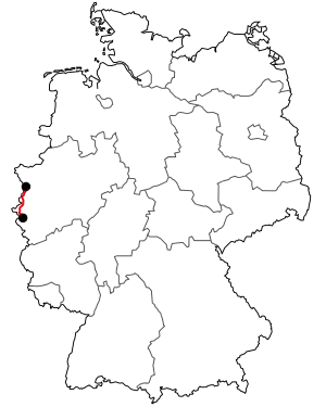 Verlauf der B 221
