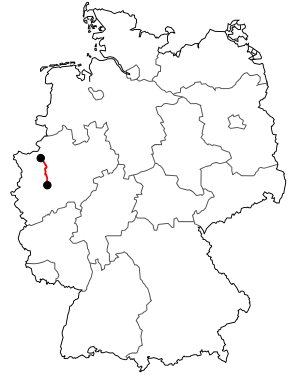 Verlauf der B 224
