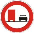 B-22aÜberholverbot für Lastkraftwagen