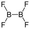 Strukturformel von Dibortetrafluorid