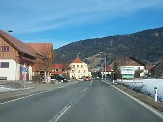 Friesacher Straße am Perchauer Sattel