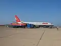 Lauda Air Boeing 737-800 auf dem Vorfeld