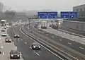 Achtstreifige BAB 3/BAB 3 am Kreuz Köln-Ost