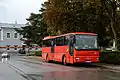 MAN ÜL 353 in verkehrsroter Bahnbus-Farbgebung