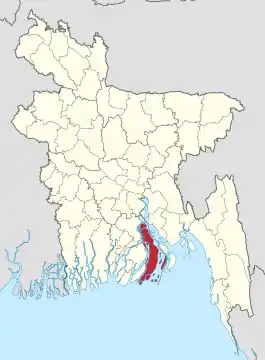 Distrikt Bhola in Bangladesch