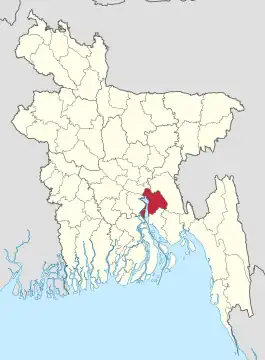 Distrikt Chandpur in Bangladesch