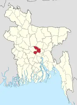 Distrikt Dhaka in Bangladesch