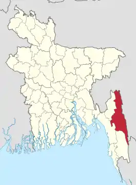 Distrikt Rangamati in Bangladesch