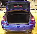 G20, Kofferraum (unten Heckschürze Modell M Sport, 2019–2022)