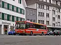 In Olten blieb man praktisch unverändert beim VST-Anstrich, hier ein Mercedes-Benz O 405 mit Hess-Karosserie im Jahr 2007