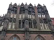 Maßwerk aus gebranntem Ton: Katharinenkirche in Brandenburg