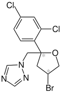 Strukturformel von Bromuconazol