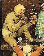 Windrad mit Drehspule aus Die Kinderspiele von Bruegel dem Älteren