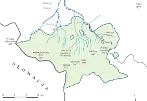 Karte des Nationalparks