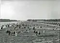 Bad am Elsterflutbecken um 1930