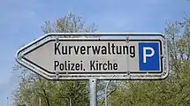 Hinweisschild