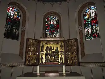 Dreikönigsaltar als Hauptaltar im Chor
