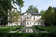 Villa Rabl, Gartenanlage Villengarten, Ausstellungskonzept: Rupert Halbartschlager, Landesgartenschau 2005.