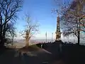 Canossasäule mit Aussicht nach Nordwesten