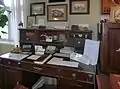Bad Wurzach, Sepp-Mahler-Haus, Im Büro, Schreibtisch des Vaters