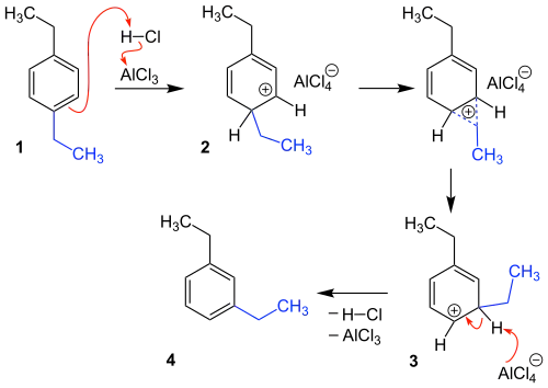Reaktionsmechanismus der Baddeley-Isomerisierung